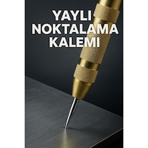 Merttools Yaylı Metal Noktalama İşaretleme Zımba Kalemi