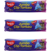 Viora Mavi Özgürlük Kokulu Mavi Çöp Torbası Poşeti 3 x 7'li 72 x 95 CM
