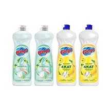 Bingo Bulaşık Deterjanı Sensitive Ve Limon 650ml X 4 Adet