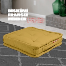 Xpermate Bisküvi Minder Petek Önü Fransız 55x55x14 Hardal