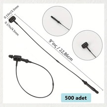 El Geçmeli Siyah Kılçık 9"inç / 22,86cm 1pk-500 Adet