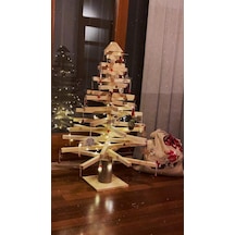 Ahşap Yılbaşı Ağacı Noel Ağacı