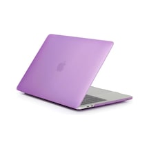 Apple Uyumlu MacBook Air 13 Touch Id A2179 Shell Rubber Kapak Lila