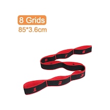 TechnoSmart 8 Farklı Seviyeli Direnç Bandı Spor Egzersiz Aerobik Pilates Squat Lastiği Fitness Yoga