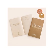 Vizyon & Manifest Defteri 114 Sayfa Hedef, Niyet Ve Manifest Defteri Bej - 914606270 Bej
