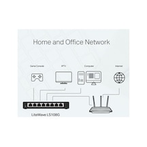 Tp-link Ls108g 8 Port 10-100-1000 Mbps Switch Metal