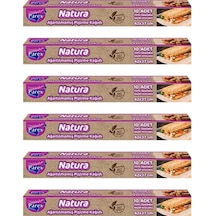 Parex Natura Ağartılmamış Hazır Kesim Pişirme Kağıdı 10’lu x 6 Adet