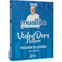 2024 KPSS Muallim Eğitim Bilimleri Program Geliştirme Video Ders Notları - Ziya Sümer - İSEM Yayıncılık