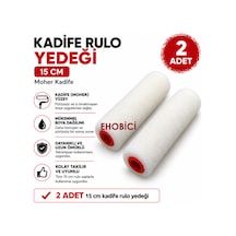 Kadife Rulo 2'li Yedek 15cm Moher