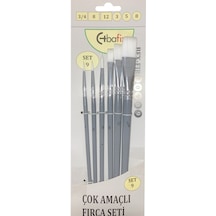Bafix Fırça Seti Set-9 Gri 3/4,8,12,3,5,8 6 Lı Bfx-fır70909