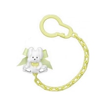 Wee Baby Figürlü Emzik Askısı 903 - Sarı Ayı Sarı