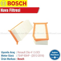 Renault Clio 4 1.5 Dcı Bosch  Hava Filtresi 2012-2016