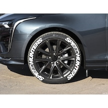 Lastik Yazısı Beyaz Speedhunters 2.5 Cm Kauçuk 4 Adet 3d Lastik Sticker
