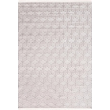 Çam Halı Norm 6211 Beyaz Romans Halı Modern Desenli Makine Halısı