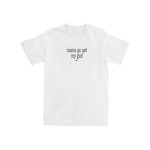 Tarzsokak Beyaz Mama Go Get My Gun Bang Bang Tee Jessıe Murph Şarkıcı Baskılı Yaz O-boyun Beyaz