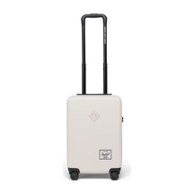 Herschel Heritage Hardshell Darbeye Dayanıklı Tekerlekli Kabin Boy Valiz 35 L Ay Işığı Krem