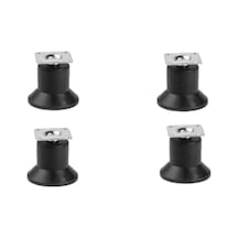 Hırdavatım Smart Tablalı Ayak 50 Mm Siyah 4 Adet
