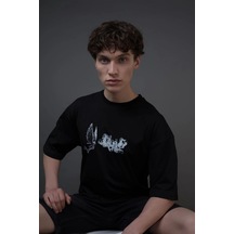 Tarzsokak Unisex Vlone Siyah T Shirt Siyah