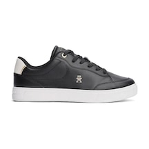 Tommy Hilfiger Kadın Essential Chic Court Sneaker Siyah Çok Renkli