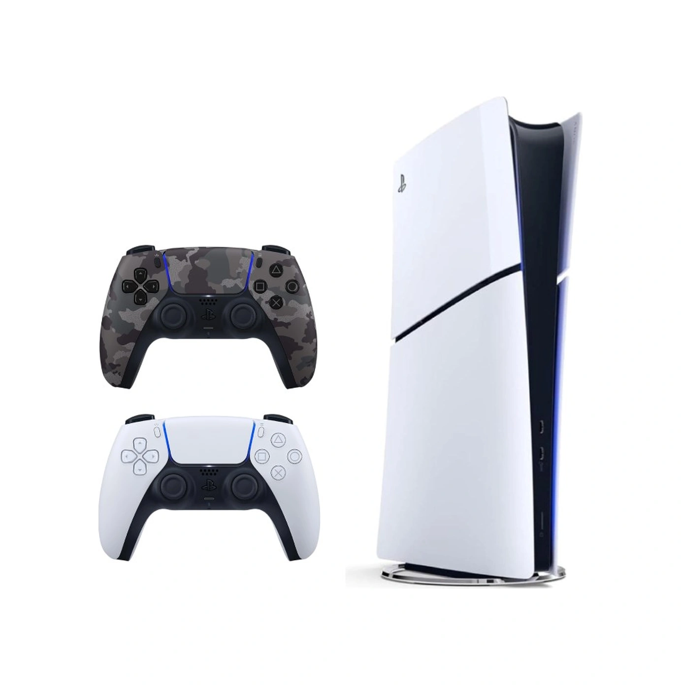 Sony Playstation 5 Slim Digital 825 GB + 2. Kamuflaj Dualsense (İthalatçı Garantili)