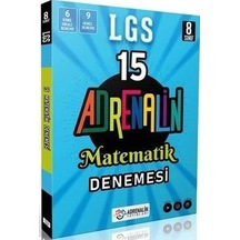 8.Sınıf LGS Matenatik 15 Branş Deneme- Adrenalin Yayınları