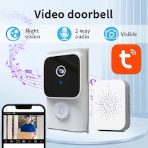 Kablosuz Wifi Kapı Zili Cep Telefon İle Uzaktan İzleme