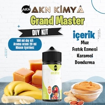 Grand Master Five Pawns Dıy Kit Muz Fıstık Ezmesi Karamel Gıda Aroması %20 Oranda Aroma İçerir Hazır Değildir 100 Ml