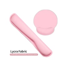 Besthome1 Ergonomik Klavye Mouse Pad Seti - Hafıza Köpüğü Wrist托, Lycra Yüzey Ve Kaymaz Taban, Siyah