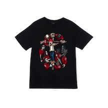 Stoned&Fame Slipknot Baskılı T-shirt SIYAH