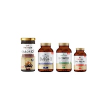 Herovix Özel Kalori Desteği 4'lü Paket Omega-3, Çinko Pikolinat,