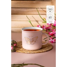 Emsan Butterfly Kupa 380 Ml Pembe
