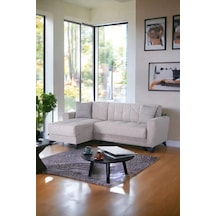 Mons Yataklı Köşe Koltuk Takımı - Krem