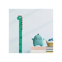 Sevimli Dinozor Boy Ölçüsü Sticker Çok Renkli - 717530269 Çok Renkli
