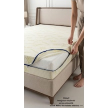 Artex Kılıf Bamboo 140x190 Yatak Kılıfı Koruyucusu Örtüsü Fermuarlı Kapitone Fit Zippered Mattress Cover Çift Kişilik Beyaz Artex Kılıf Bamboo 140x190 Yatak Kılıfı Koruyucusu Örtüsü Fermuarlı Kapitone Fit Zippered Mattress Cover Çift Kişilik Beyaz