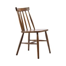 Bengimobilya Sandalye Zus204 Çıtalı Sırtlık Model Parlak Ceviz Boya Ahşap Kayı