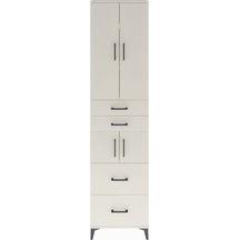 Arges Dolap 4 Raflı 4 Çekmeceli 4 Kapaklı 60x30x243 Aytaşı-ay... Aytaşı