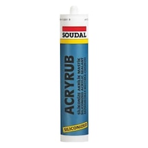 Soudal Acryrub Silikonize Mastik 310 Ml Antrasit
