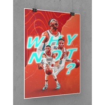 Russell Westbrook Poster 45x60cm Nba Why Not Afiş - Kalın Poster Kağıdı Dijital Baskı