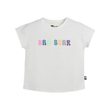 Bad Bear Kız Çocuk Tişört 25.06.07.007-c04 Ekru