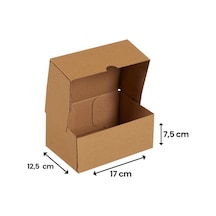 Packanya 17 x 12.5 x 7.5 - 200 Adet Kesimli Karton Kutusu  -  Internet ve Kargo Kutusu