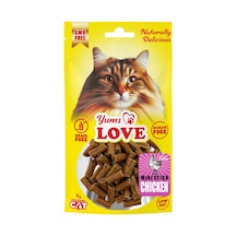 Yums - 950 - Love Kedi Ödülü Mini Çubuk Tavuklu 2 Cm - Hcctrend - 50 Gr
