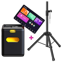 Ikarao Break X2 600 W Partybox Hoparlör Karaoke Seti + Stand