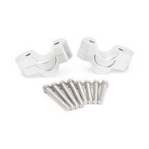 Xurunkeji Bmw R1300gs R 1300 Gs İçin Motosiklet Aksesuarları Gidon Yükseltici Kaldırma Gidon Kelepçesi Uzatma Adaptörü Gümüş