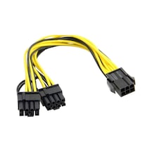 Pci e 8 Pin (6+2) 2X Pci-e Ekran Kartı Power Çoklayıcı Kablosu