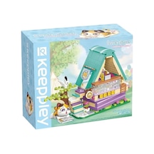 Mey İthalat Kp28018 Keeppley Lovely Street Calico Cat Comic House Blok Seti -vagonlife