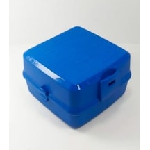 Premium Beslenme Kutusu Koyu Mavi 15 X 16 X 9cm Plastik Mavi Diğer