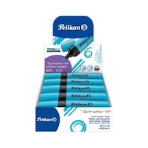 Pelikan Fosforlu Kalem 490 Neon Mavi 10'lu Paket Diğer