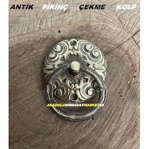 Dekoratif Antik Pirinç Dolap Kulpu Antik Çekmece Kulpu 6Cm