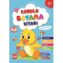 Konulu Boyama - Mavikitap 3-4 Yaş - Yqbx-629133