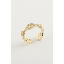 Oval Zirkon Taşlı Yüzük-gümüş Rengi N145 Çok Renkli 05127226
